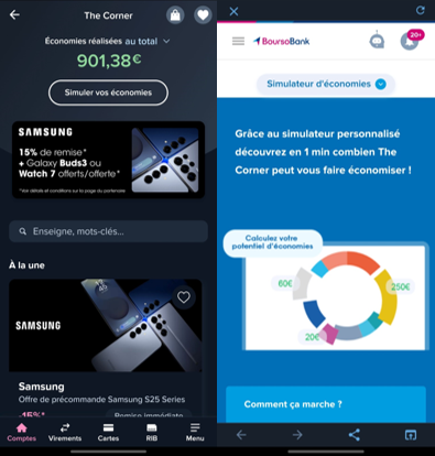 offre cashback the corner simulateur d'économies