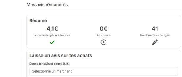 nombre d'avis effectués chez widilo